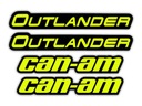 Can-Am Outlander Decal Kit II Fluo Decals