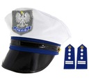 Čiapka POLICEMAN s nárameníkami, POLICEJNÝ outfit s nárameníkami