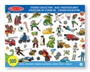 Nálepky pre chlapcov Animals Vehicles Sport 500