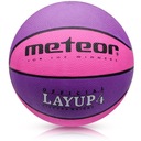 Basketbalová lopta Meteor Layup 4, ružová, veľkosť 4