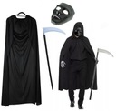 Cloak Mask Scythe Outfit Halloween Death Maskovanie