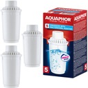 3x Vodný filter 300L filtračná vložka AQUAPHOR B5