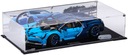 Vitrína s 2 pozadiami Blacked Brick pre LEGO Technic 42083 Bugatti Chiron