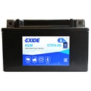 EXIDE ETX7A-BS / YTX7A-BS 12V 6Ah 90A L+