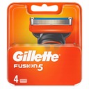 4 x NÁPLŇ GILLETTE FUSION5 FUSION ČEPELE ORIGINÁL