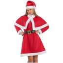 Santa Claus outfit Pani Santa Claus Vianočný prevlek