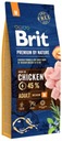 BRIT PREMIUM By Nature Kurča pre dospelých Medium M 15 kg