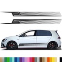 2x Samolepky Auto grafika strana auta STRIPES STRIPES LINES Tuning 250x21