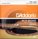 D\'ADDARIO 85/15 Bronze Wound EZ900 struny (10-50)