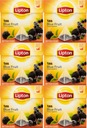 LIPTON čaj Ovocné a bobuľové pyramídy 20t x6