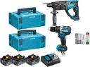 MAKITA SET KLADIVO + SKRUTKOVAČ 3x5Ah