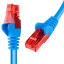 Kábel RJ45 CAT 6 U/UTP AWG24 modrý 20m