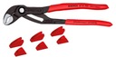 Kliešte Cobra Knipex nastaviteľné 250mm + ochranné krytky KNIPEX