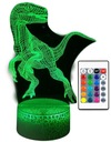 3D LED USB DINOSAUROVÁ LAMPA NOČNÁ LAMPA pre DIEŤA