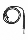 Twisted Whip Long Black Whip - The Ouch!