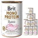 BRIT Mono Protein 12x400g RABBIT vlhké krmivo pre psov