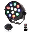 LED PAR 12x 1W RGBW DMX