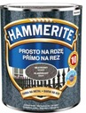 Hammerite rovno na hrdzu HAMMER GREY 0,25L