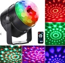 PROJEKTOR DISCO GULIČKY RGB LED + DIAĽKOVÉ OVLÁDANIE