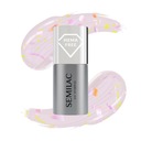 Semilac Top No Wipe Matte Peach Galaxy T26 7ml