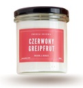 Wax and Wick Sójová sviečka ČERVENÝ GRAPEFRUIT 300ml