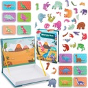 Magnetická kniha Puzzle Dinosaurs RK-770