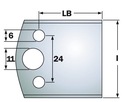 691.192 Pár dorazov 40x24 mm