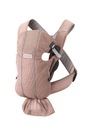 BABYBJORN MINI 3D Mesh - nosítko, Dusty Pink