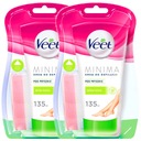 VEET MINIMA depilačný krém na suchú pokožku 2x 135ml Aloe Violet Aroma