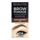 MAKEUP REVOLUTION Brow Pomáda Tmavohnedá pomáda na obočie 2,5g