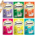 DREAMIES PATIES PRE MAČKU ZMES 6 PRÍCHUTIÍ 6x60g