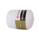 Šnúrka makramé z peria TWISTED MACRAME 751 BIELA