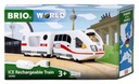 BRIO WORLD SUPER RÝCHLY VLAK NA BATÉRIU POHON ĽADOVÉHO VLAKU OBRÁZOK