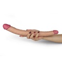 DILDO PÁROVÉ DLHÉ 36,5 CM LOVETOY OBOJSTRANNÉ