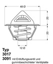 WAHLER-TERMOSTATS TERMOSTAT FORD,VAG,OPEL