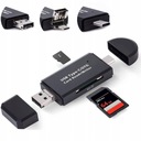 Čítačka kariet 5v1 SD MicroSD USB TYPE-C MicroUSB TF