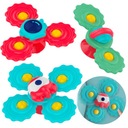 3ks Vanová prísavka Spinner Teether