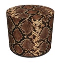 Pouffe s motívom hada Boa