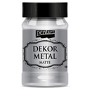 Farba na nábytok Decor Metal Pentart strieborná 100 ml