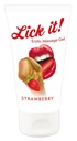 Gél s príchuťou jahody - Lick it Strawberry 50 ml