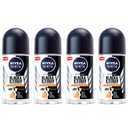 NIVEA pánsky antiperspirant Black&White 4x50ML