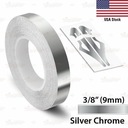 SILVER CHROME 3/8