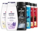 Apart pánsky sprchový gél 3v1 dámsky sprchový gél Mix Set 6x500ml