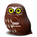 Eugy Owl Darkface Eco 3D puzzle