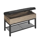 Sedačka LOFT INDUSTRIAL BENCH so skrinkou na topánky