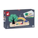 Drevené puzzle Orientácia v priestore Záhrada