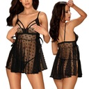 Obsessive Heartia babydoll black S/M