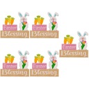 5x Table Decor Party Favor Table Plaque