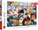 Puzzle 500 Cat Family 37425