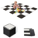 KINDERKRAFT LUNO FOAM MAT PUZZLE ČIERNA